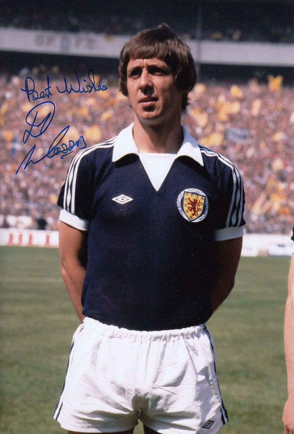 Lot 191: Autographed DON MASSON 12 x 8 Photograph :...