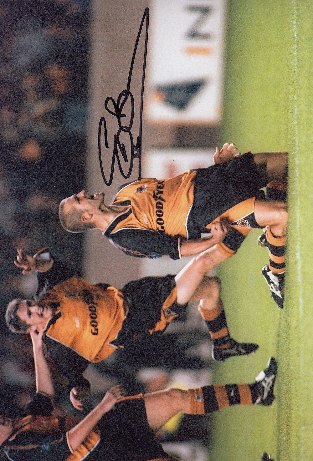 Lot 197: Autographed STEVE BULL 12 x 8 Photograph: Wolves...