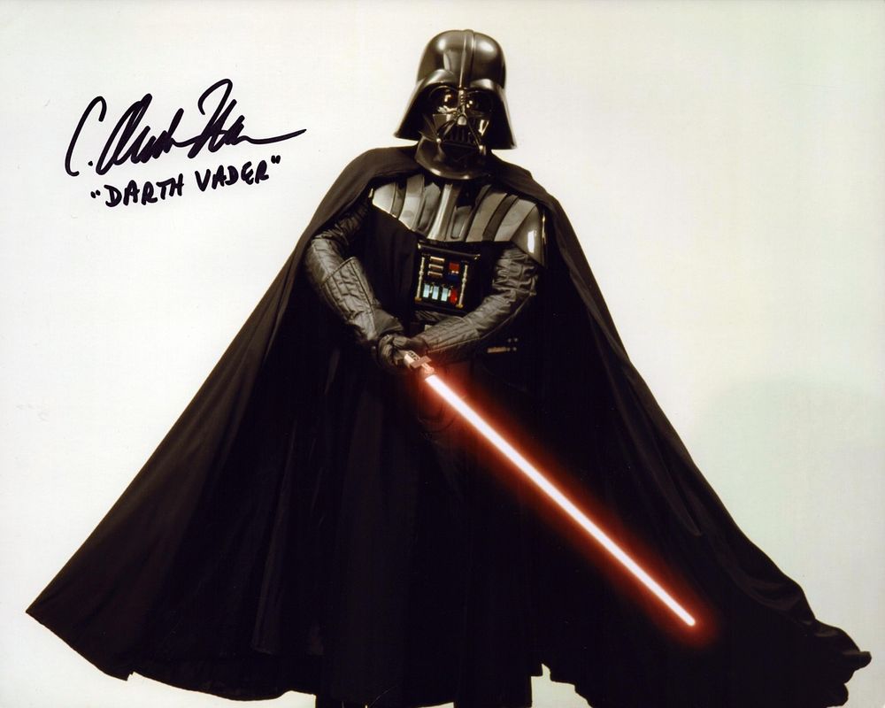 Lot 216: Star Wars 8 x 10-inch colour Darth Vader...