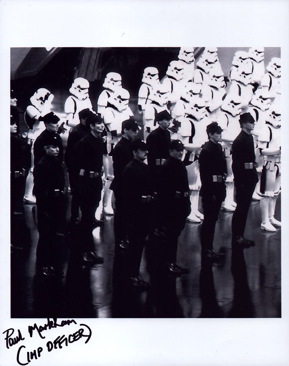 Lot 236: Star Was Paul Markham IMP Officer signed 10...