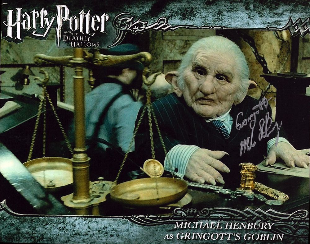 Lot 237: Harry Potter Michael Henbury signed 10 x 8-inch...