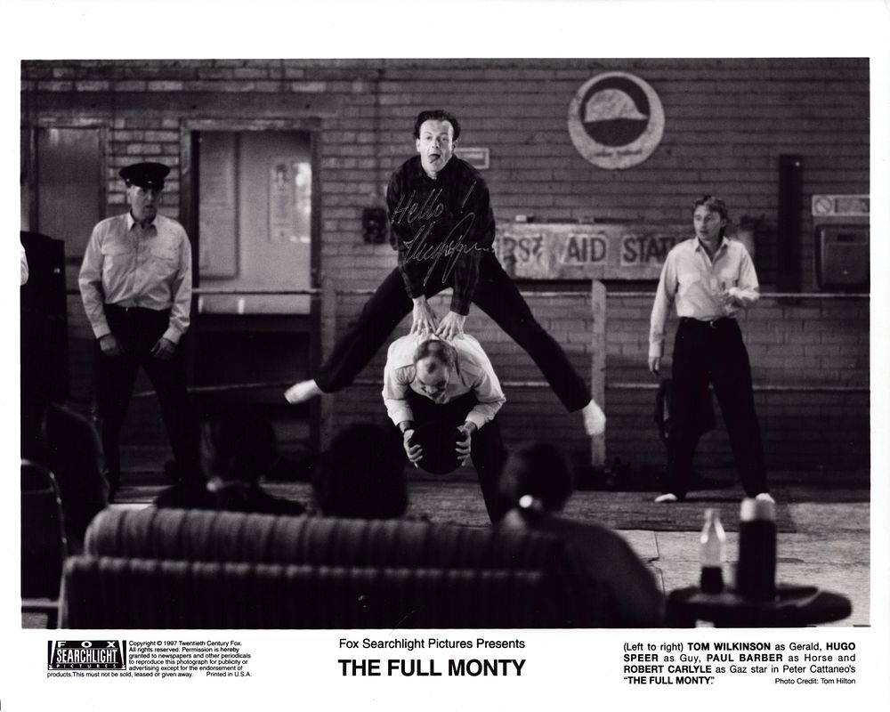 Lot 261: The Full Monty actor Hugo Speer signed 10...