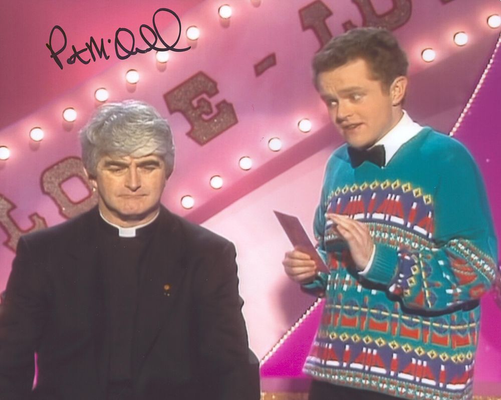 Lot 272: Father Ted cult TV comedy series photo signed...