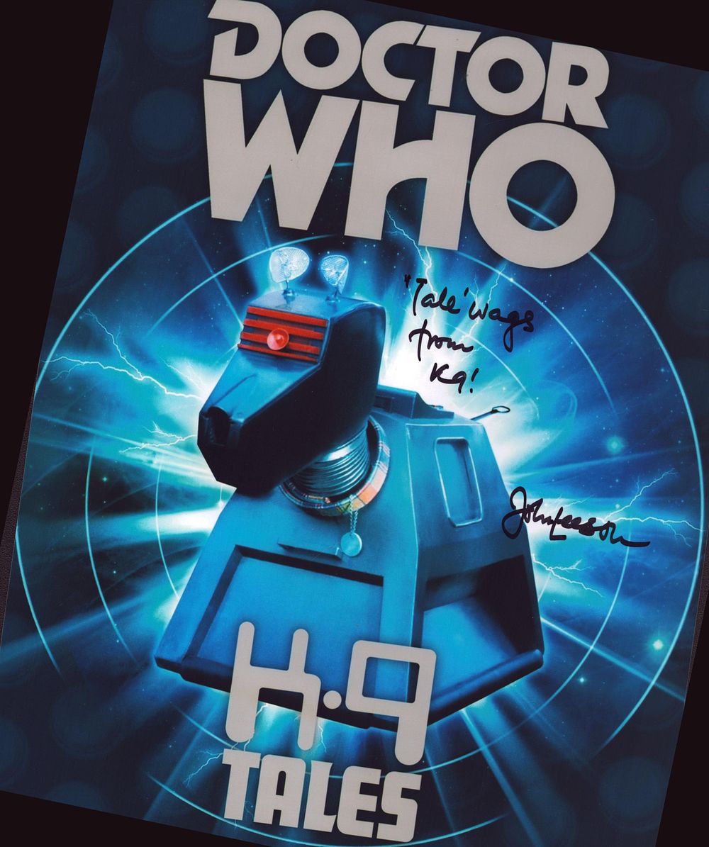 Lot 283: Dr Who John Leeson signed K9 colour 10...