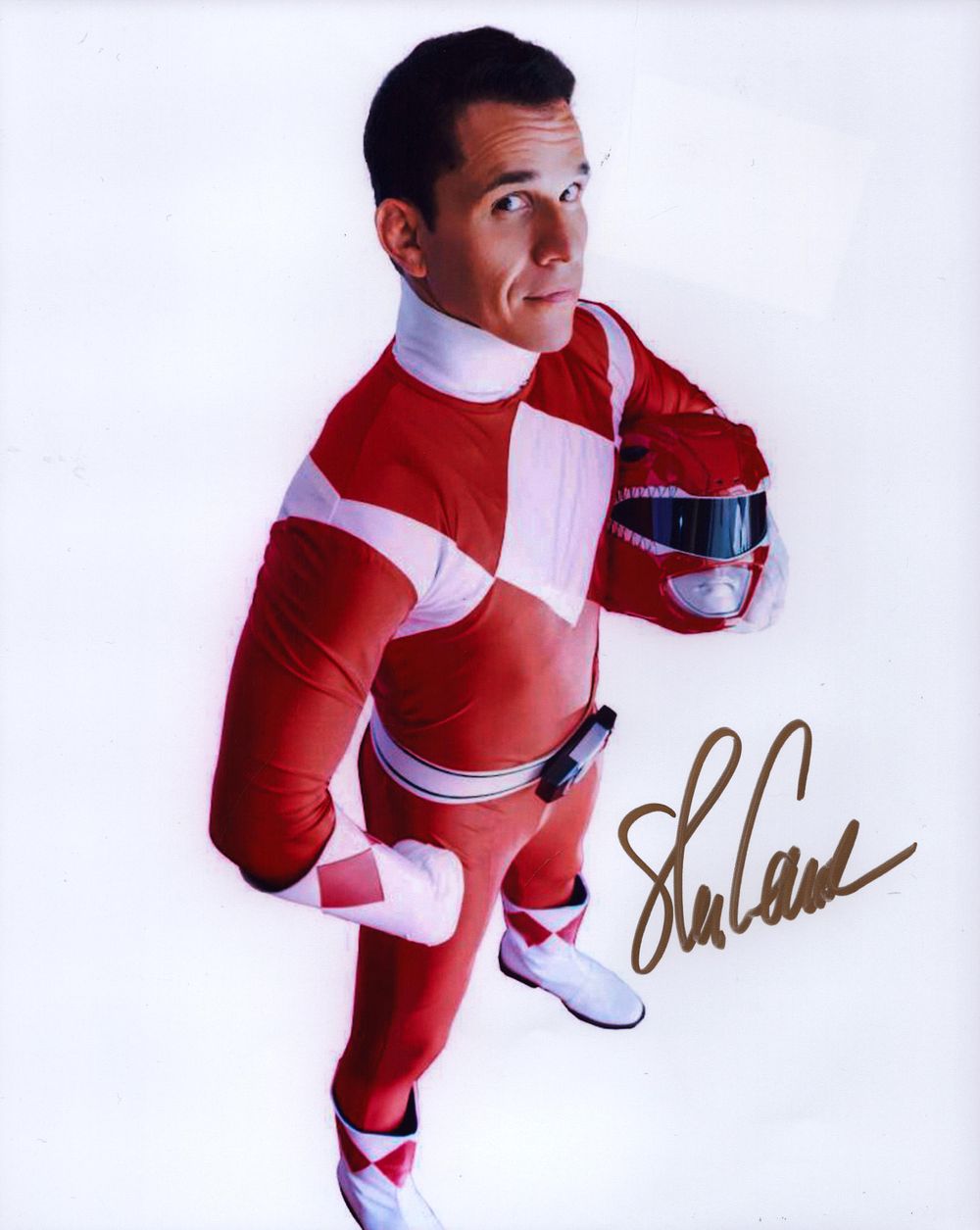 Lot 296: Power Rangers Steve Cardenas colour signed 10 x...