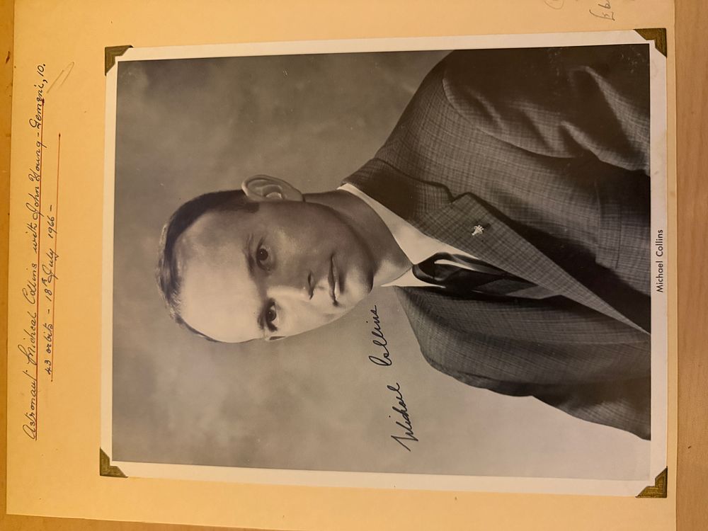Lot 538: NASA Apollo 11 and Gemini astronaut Michael Collins...