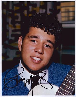 Chris Montez signed 10x8inch colour photo.