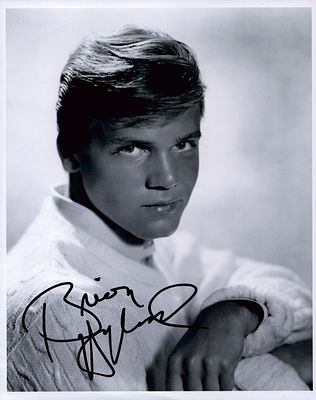 Brian Hyland signed 10x8inch black and white photo.