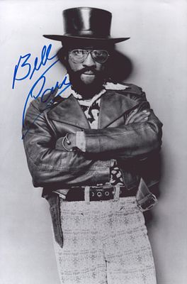 Billy Paul signed 12x8inch black and white photo.