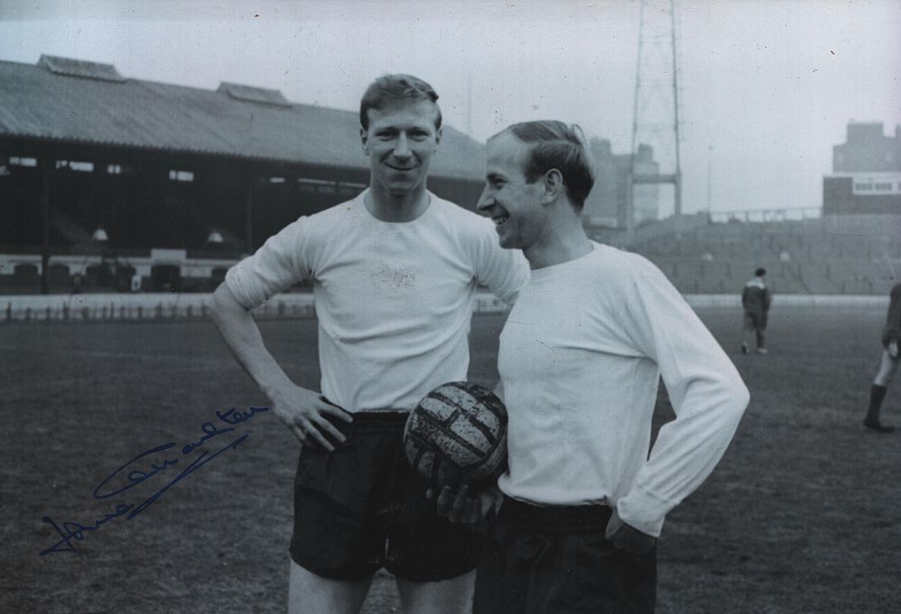 Lot 208: Autographed JACK CHARLTON 12 x 8 Photograph :...