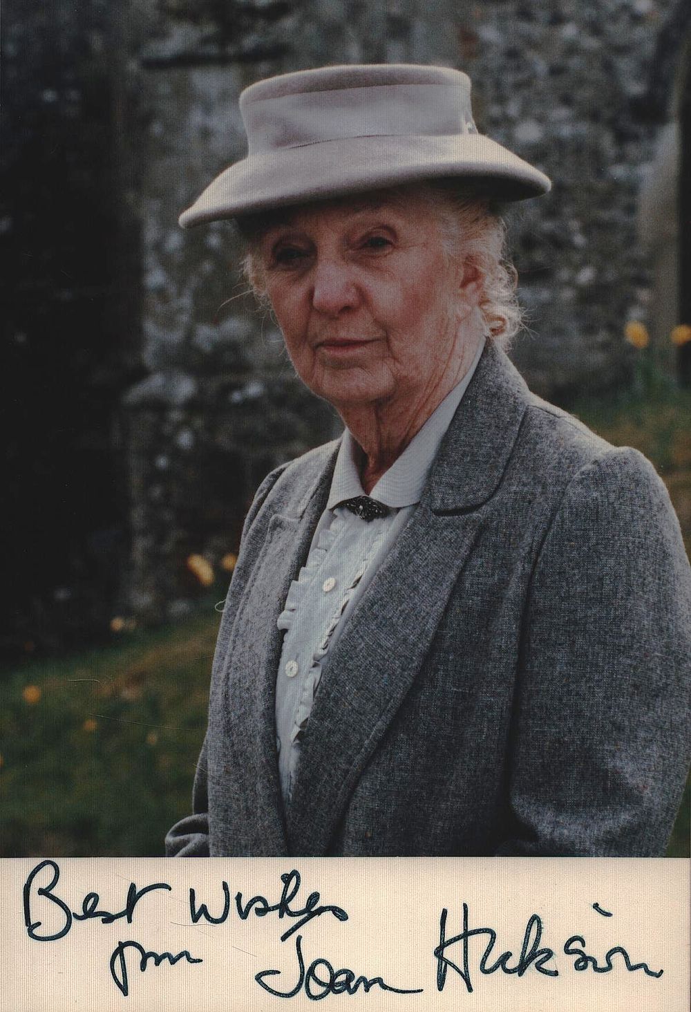 Lot 232: JOAN HICKSON (1906-1998) Actress signed Miss Marple Photo.