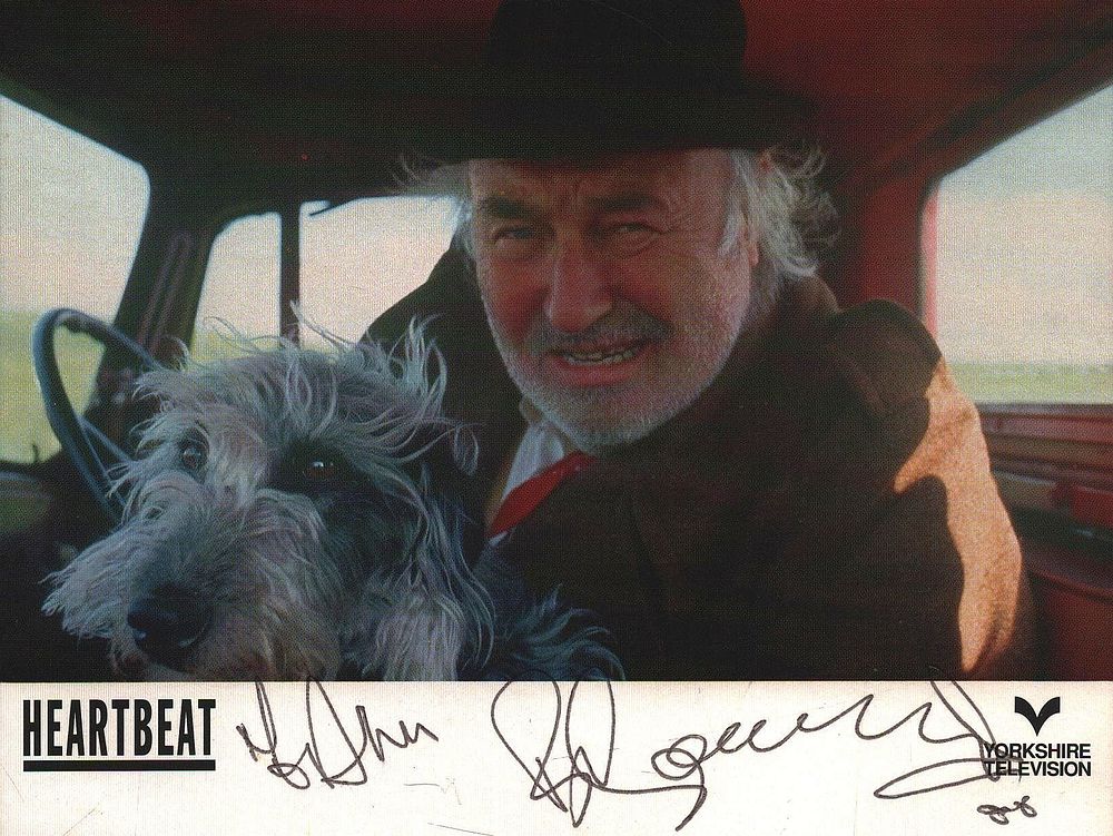 Lot 236: BILL MAYNARD (1928-2018) Actor signed Heartbeat Promo Photo.