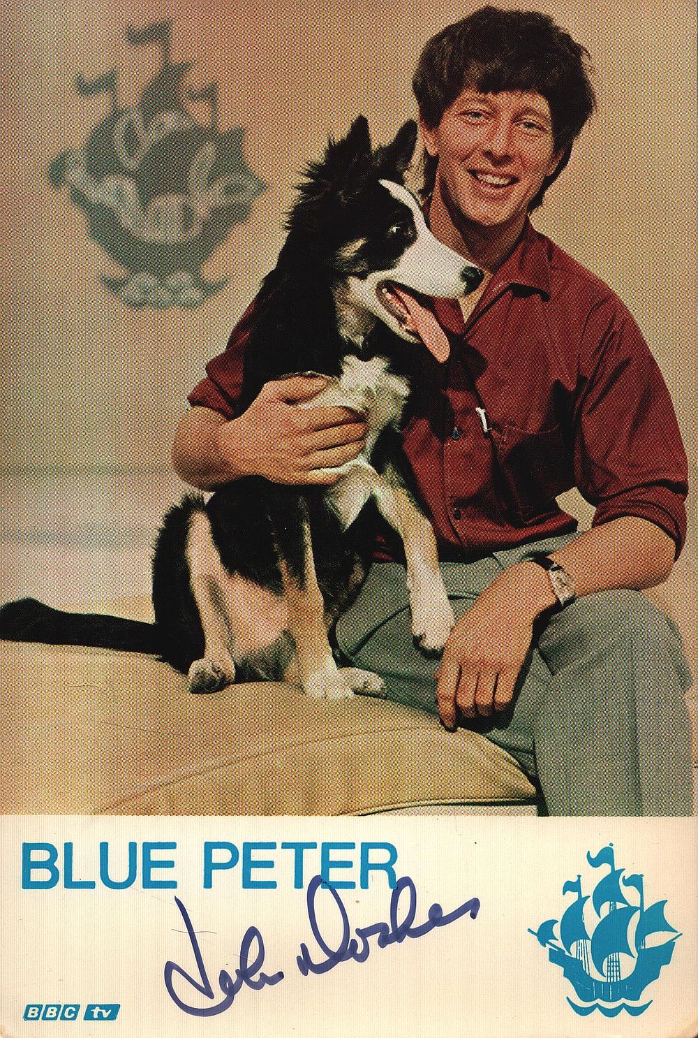 Lot 237: JOHN NOAKES (1934-2017) Blue Peter Presenter with Shep...