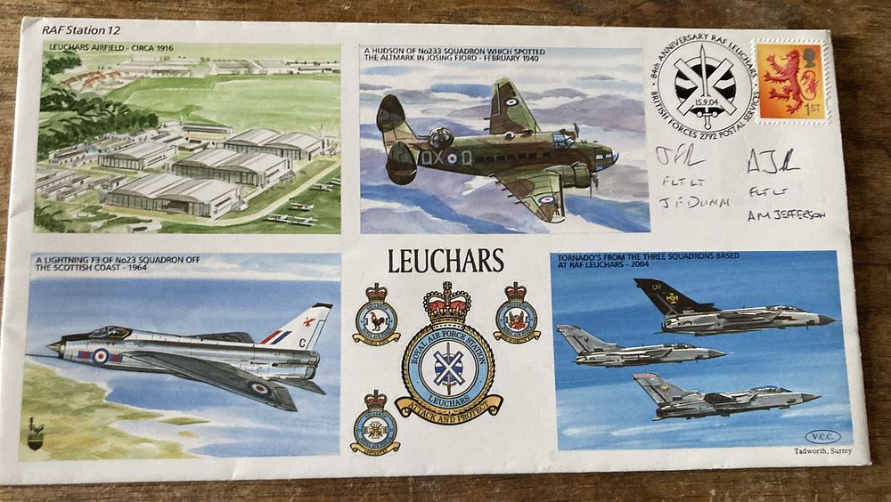 Lot 272: RAF Leuchars, Fife 84th anniv of RAF Station...