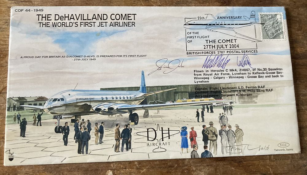 Lot 287: RAF 55th anniv of the First Flight of...