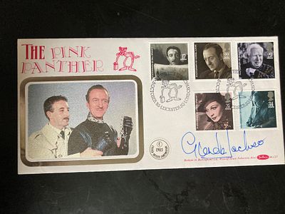 Actress Glenda Jackson signed scarce Benham 1985 Pink Panther Films official FDC, Cat &pound;50 