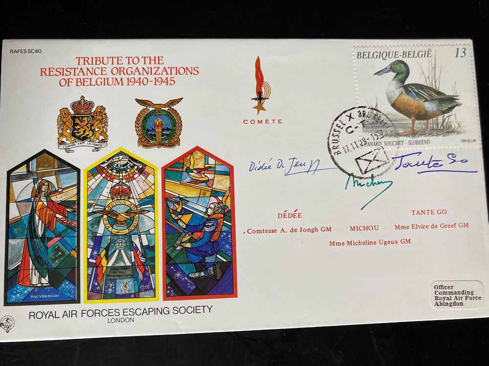 Lot 153: WW2 3 SOE Resistance VIPS WWII Tribute to...