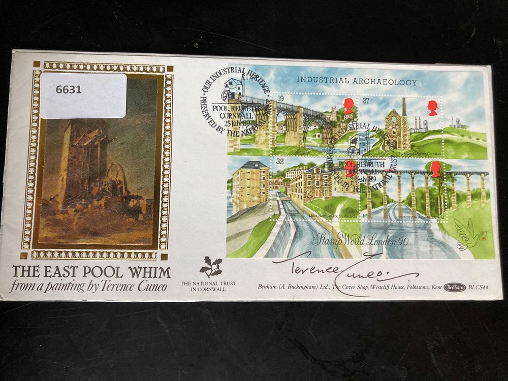 Lot 188: Artist Terence Cuneo signed The East Pool Whim...
