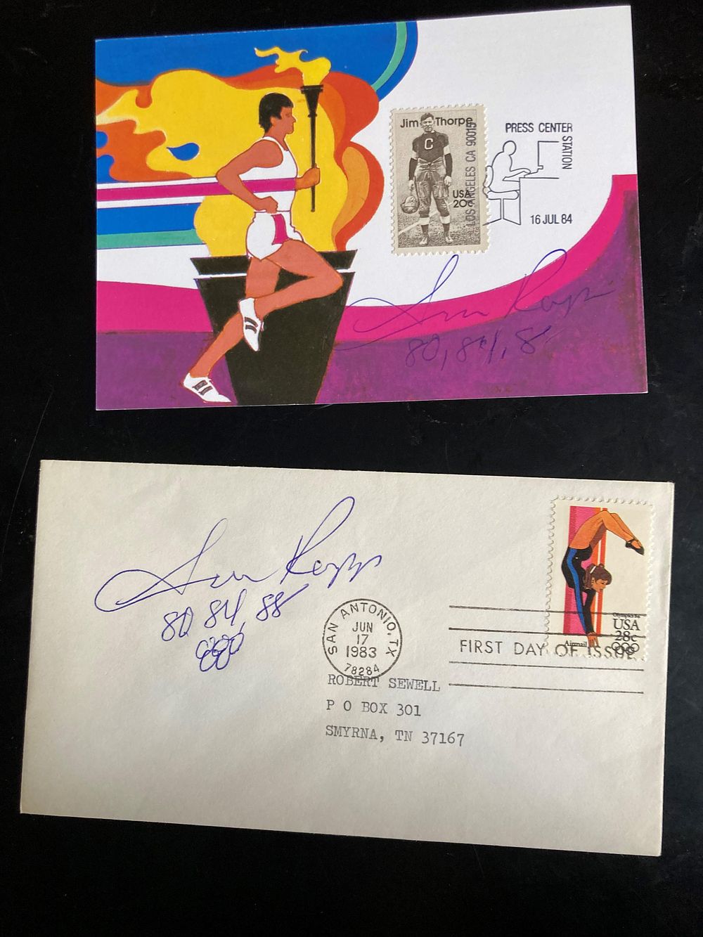 Lot 211: Olympic Gold medal swimmer Susan von der Lippe...