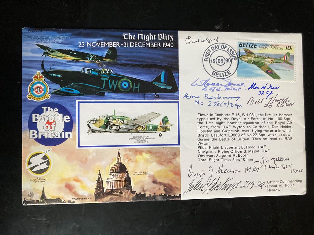 Lot 219: WW2 Rare Battle of Britain pilot W Ross...