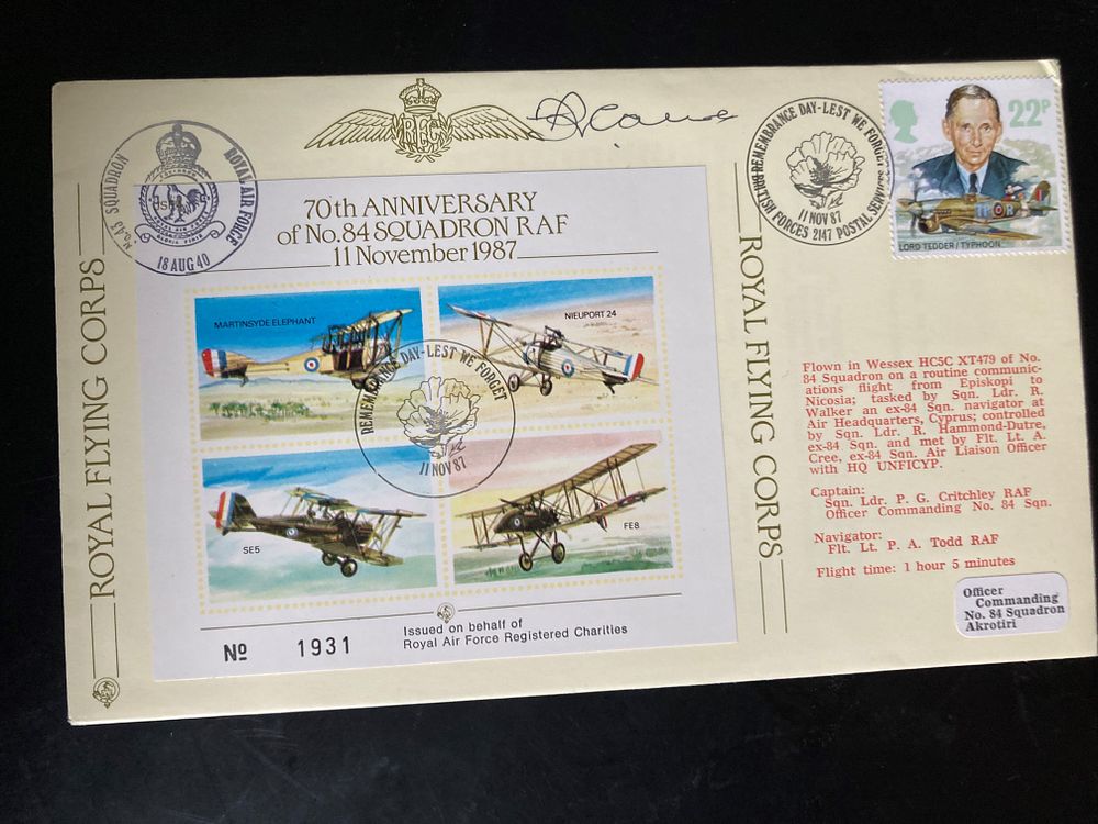 Lot 235: WW2 Top Battle of Britain ace James Lacey...