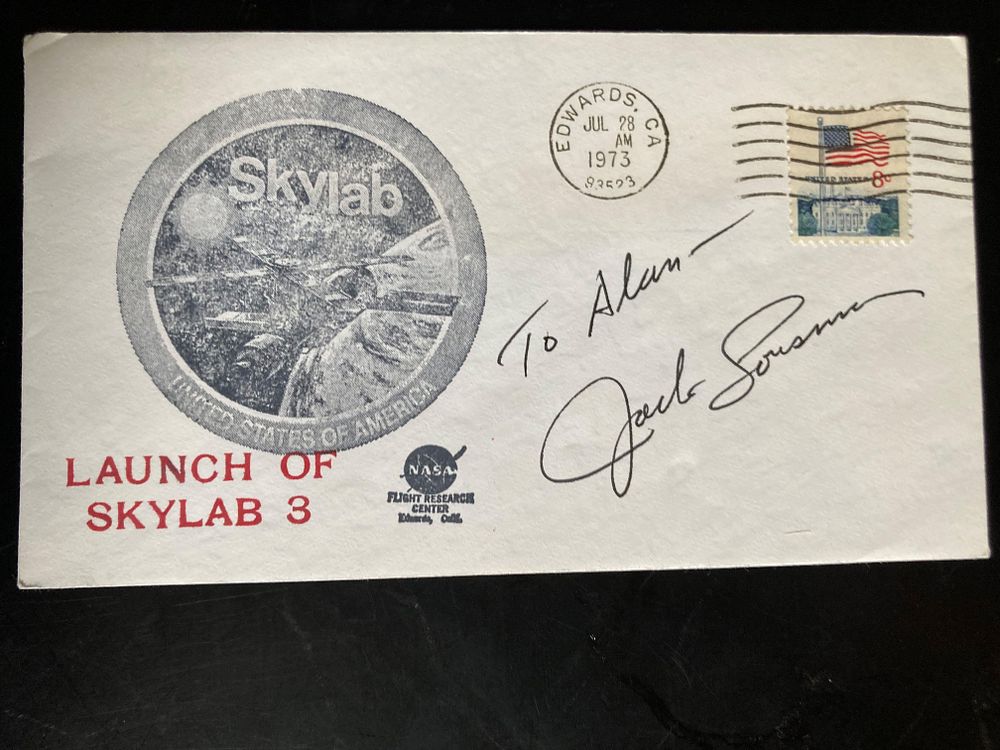 Lot 236: Skylab Astronaut Jack Lousma signed 1973 Skylab 3...