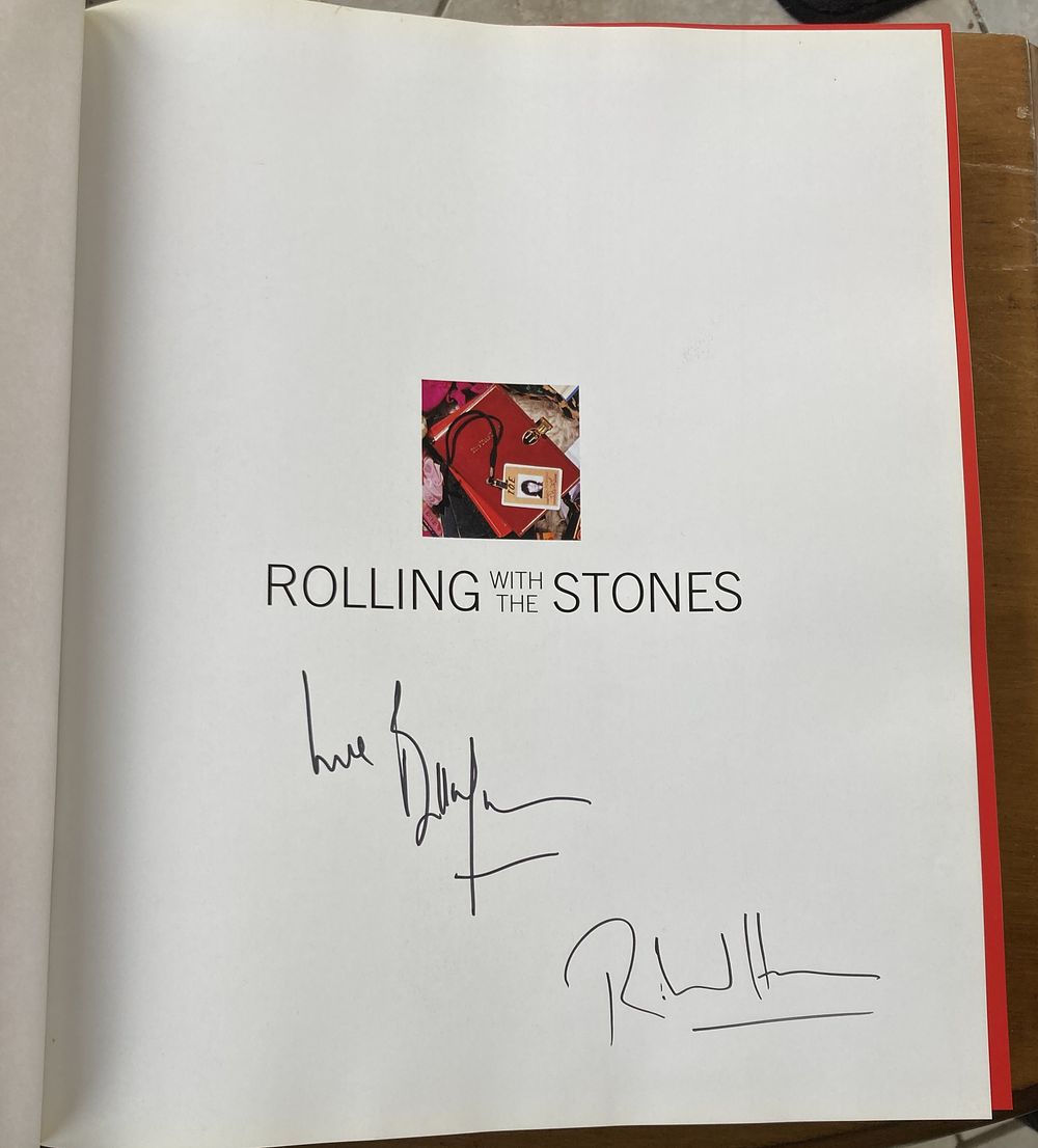 Lot 273: Rolling Stones Bill Wyman and Author Richard Havers...