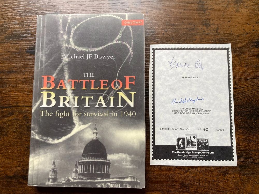 Lot 283: WW2 Fighter aces Terence Kelly ACM Sir Christopher...