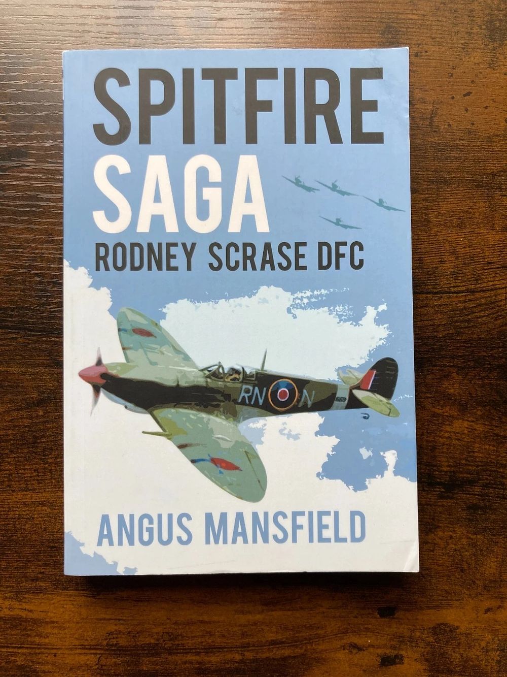 Lot 285: WW2 RAF fighter ace Rodney Scrase DFC signed...
