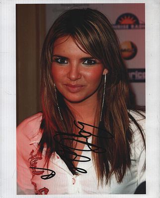 Nadine Coyle signed 10x8inch colour photo.