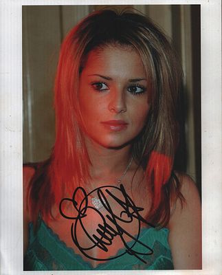 Cheryl signed 10x8inch colour photo.
