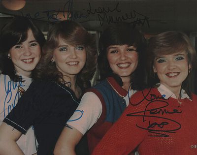 The Nolans signed 10x8inch colour photo includes Coleen, Linda, Maureen and Bernie.