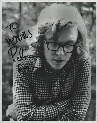 Peter Asher (Peter and Gordon) signed 10x8inch black and white photo.
