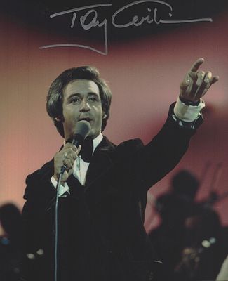 Tony Christie signed 12x8inch colour photo.