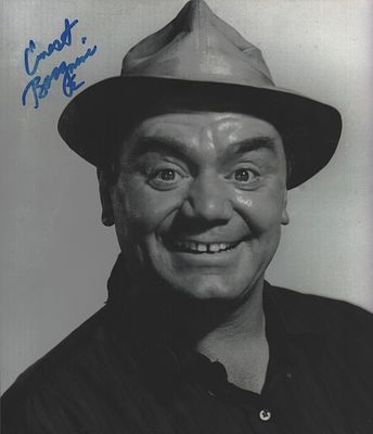 Ernest Borgnine signed 10x8inch black and white photo.