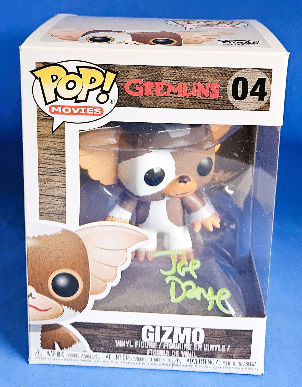 Lot 202: Joe Dante signed Gizmo Gremlins (04) Funko Pop.