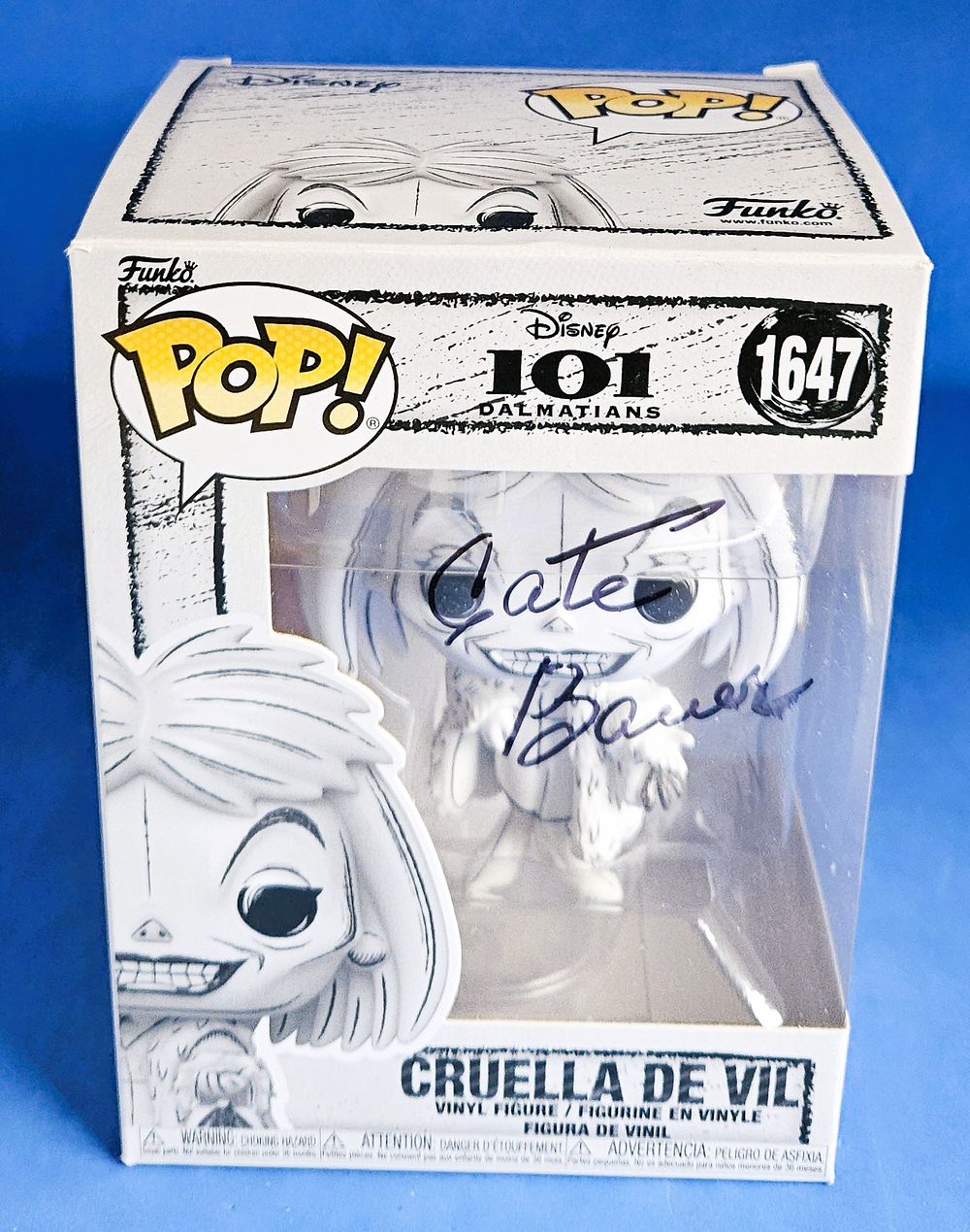 Lot 208: Cate Bauer signed Cruella De Vil Disney 101...