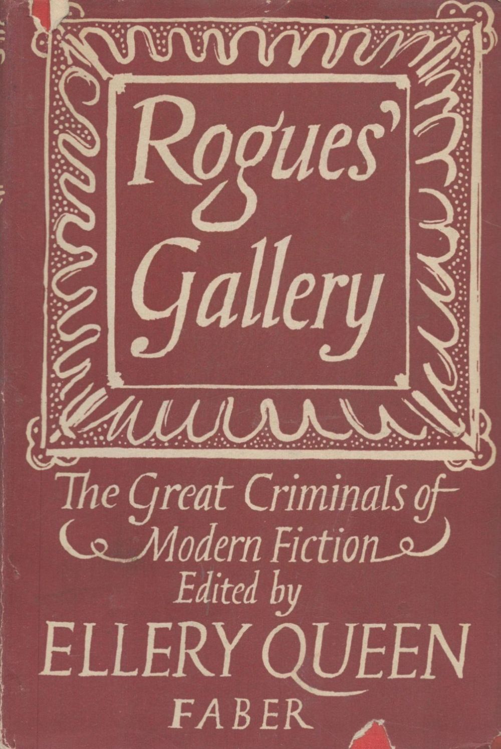 Lot 413: Ellery Queen Rogues' Gallery with complete Dust Jacket,...