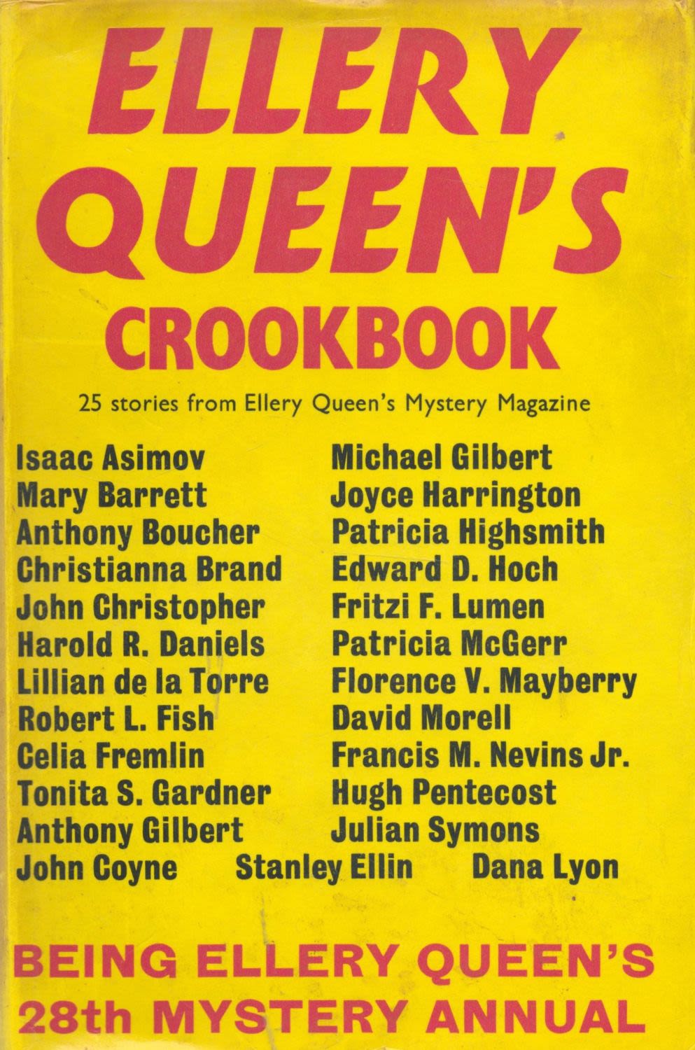 Lot 415: Ellery Queen Ellery Queen's Crook Book Fine with...