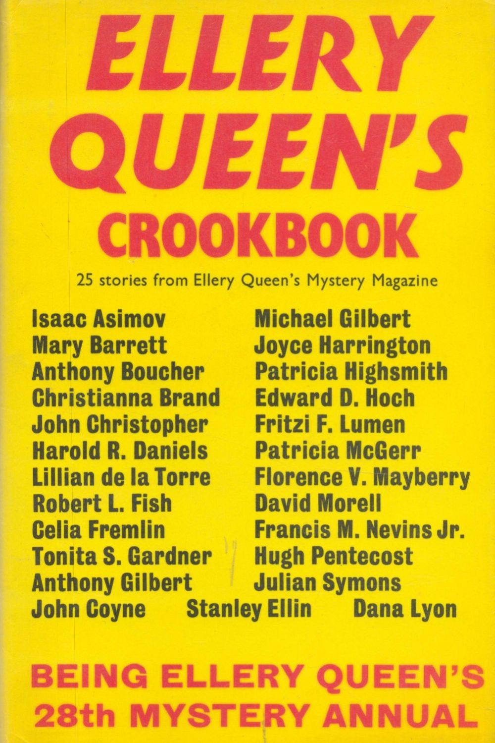Lot 416: Ellery Queen Ellery Queen's Crook Book Fine with...