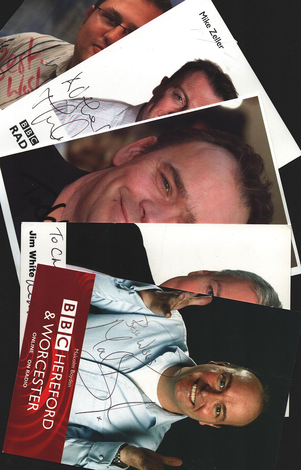 Lot 273: Entertainment collection 5, signed promo photos includes Jim...