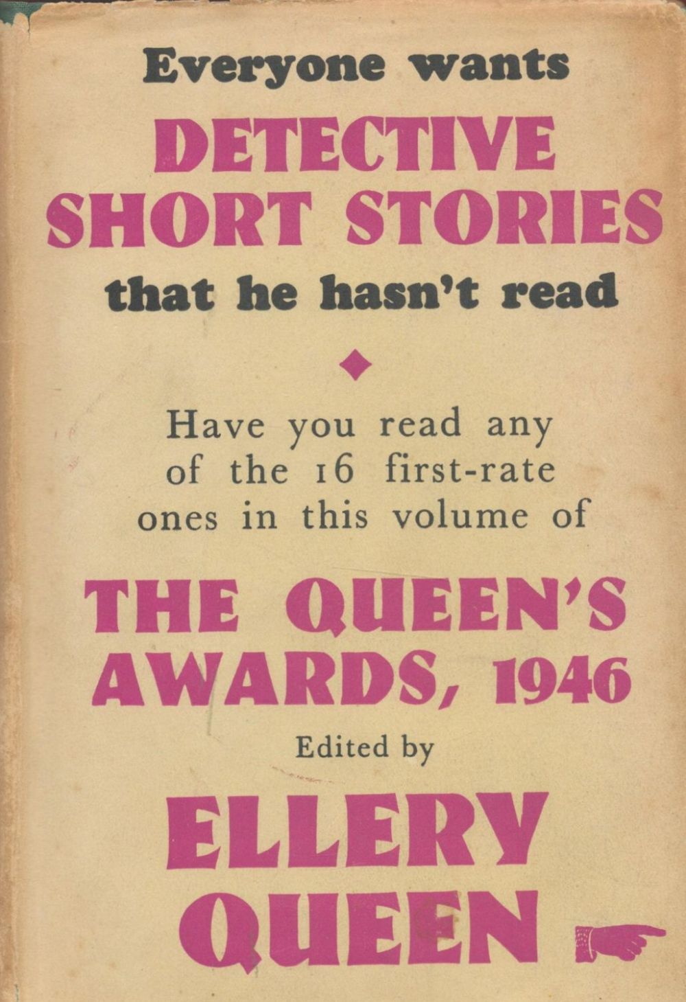 Lot 420: Ellery Queen The Queen's Awards with complete Dust...