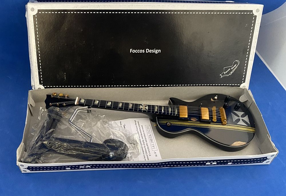 Lot 406: James Hetfield- Metallica # ESP Iron Cross Gib,...