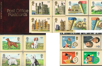 Large PHQ Cards Collection housed in a Post Office Postcards Album includes Great Britons 