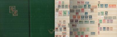 Bulgaria used Stamps in 2 Stock books one with 8 Hardback pages and 9 Rows each side, the other 