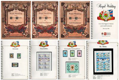 Collection, 3 Volumes The Royal Wedding H.R.H Prince Charles and Lady Diana Spenser, Stanley 