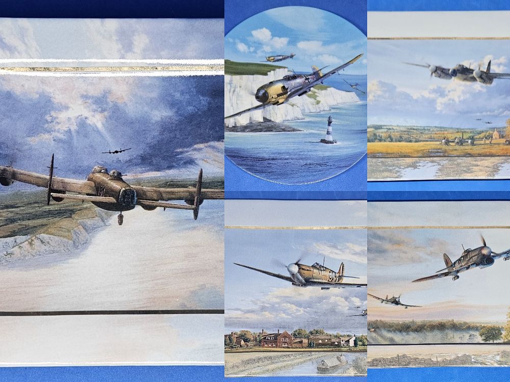 Lot 166: Military Plate Collection of 5, includes Safely Home...