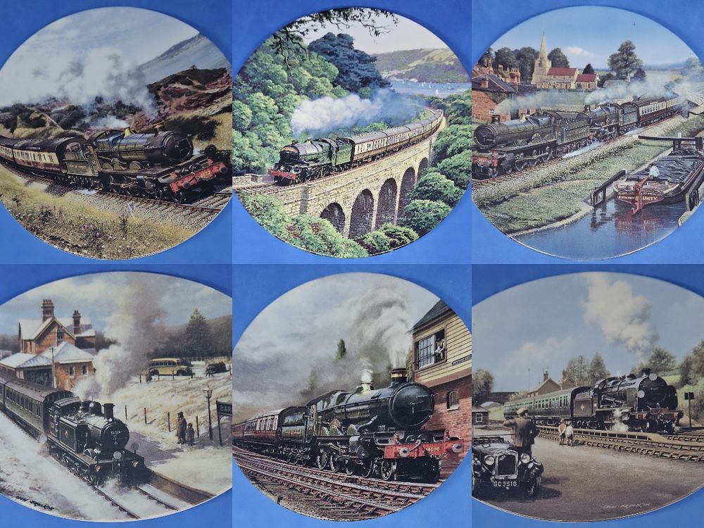 Lot 167: Military Plate Collection of 6, includes Meeting at...