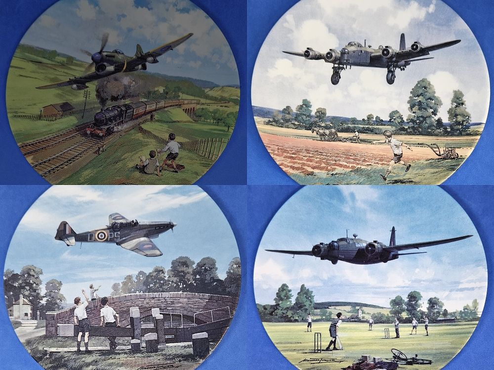 Lot 173: Military Plate Collection of 4 includes, Rescue Role...