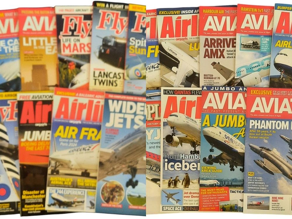Lot 179: Aviation magazine collection. Airliner World Aloha 787, Airliner...